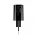 Сетевое зарядное устройство 1USB 1Type-C ColorWay QC3.0 20W 4A Black (CW-CHS025QPD-BK)