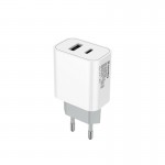 Сетевое зарядное устройство 1USB 1Type-C ColorWay QC3.0 20W 4A White (CW-CHS025QPD-WT)