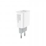 Сетевое зарядное устройство 1USB 1Type-C ColorWay QC3.0 20W 4A White (CW-CHS025QPD-WT)