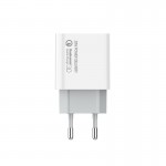 Сетевое зарядное устройство ColorWay 1Type-C PD 3A 20W White (CW-CHS026PD-WT)