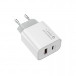 Сетевое зарядное устройство Colorway Power Delivery Port PPS 1Type-C PD 1USB QC3.0 30W White (CW-CHS037PD-WT)