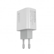 Адаптер сетевой Colorway Power Delivery Port PPS USB 1Type-C 30W White (CW-CHS038PD-WT)