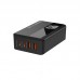 Адаптер сетевой ColorWay Power Delivery GaN 2USB Type-C 100W Black (CW-CHS041PD-BK)