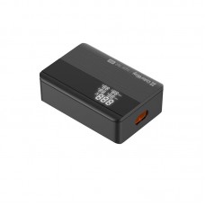 Адаптер сетевой ColorWay Power Delivery GaN 2USB Type-C 100W Black (CW-CHS041PD-BK)