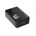 Адаптер сетевой ColorWay Power Delivery GaN 2USB Type-C 100W Black (CW-CHS041PD-BK)