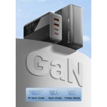 Сетевое зарядное устройство ColorWay Power Delivery GaN 2USB Type-C 100W Black (CW-CHS041PD-BK)
