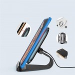 Безпроводное зарядное устройство ColorWay Wireless Stand 10W Blue (CW-CHW30Q-BL)