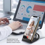 Безпроводное зарядное устройство ColorWay Wireless Stand 10W Blue (CW-CHW30Q-BL)