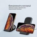 Безпроводное зарядное устройство ColorWay Wireless Stand 10W Blue (CW-CHW30Q-BL)