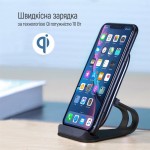 Безпроводное зарядное устройство ColorWay Wireless Stand 15W Black (CW-CHW31Q-BK)