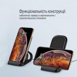 Безпроводное зарядное устройство ColorWay Wireless Stand 15W Black (CW-CHW31Q-BK)