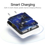 Сетевое зарядное устройство Vention Dual USB Charger 2USB 2.4A White (DC5200-W)
