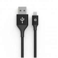 Кабель USB-Lightning HP 2m Black (DHC-MF100-2M)