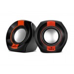 Акустическая система 2.0 REAL-EL S-50 Black/Red