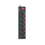 Сетевой фильтр REAL-EL RS-6 EXTRA 6 розеток 3m 10A Black