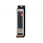 Сетевой фильтр REAL-EL RS-6 EXTRA 6 розеток 5m 10A Black