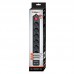 Сетевой фильтр REAL-EL RS-6 PROTECT 6 розеток 2USB 5m 16A Black
