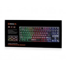 Клавиатура REAL-EL Gaming 8710 TKL Backlit USB Black