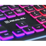 Клавиатура REAL-EL Comfort 8000 Backlit Black USB Клавиатура REAL-EL Comfort 8000 Backlit Black USB