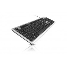 Клавиатура REAL-EL 507 Standard Silver USB