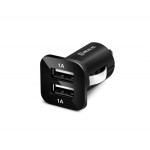 Автомобильное зарядное устройство REAL-EL CA-22 2USB Black