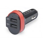 Автомобильное зарядное устройство REAL-EL CA-35 3USB 3.4A Black/Orange + cable USB-MicroUSB