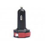 Автомобильное зарядное устройство REAL-EL CA-35 3USB 3.4A Black/Orange + cable USB-MicroUSB
