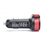 Автомобильное зарядное устройство REAL-EL CA-35 3USB 3.4A Black/Orange + cable USB-MicroUSB
