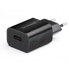 Адаптер сетевой REAL-EL CH-110 1USB 1A Black