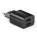 Адаптер сетевой REAL-EL CH-210 2USB 2.1A Black