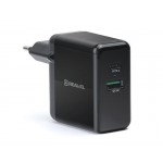 Сетевое зарядное устройство REAL-EL CH-350 QC3.0 2USB 3A Black