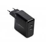 Сетевое зарядное устройство REAL-EL CH-350 QC3.0 2USB 3A Black