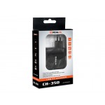 Сетевое зарядное устройство REAL-EL CH-350 QC3.0 2USB 3A Black