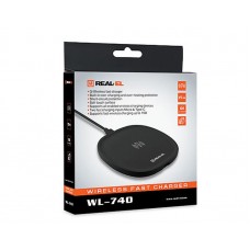 БЗУ REAL-EL WL-740 Wireless 2.4A 15W Black