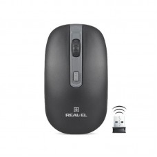 Мышь Wireless REAL-EL RM-303 Black/Grey USB