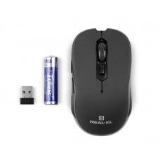 Мышь Wireless REAL-EL RM-330 Black USB