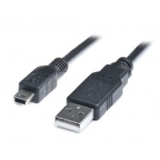 Кабель USB-MiniUSB REAL-EL 1.8m Black