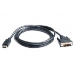 Кабель HDMI-DVI REAL-EL 1.8m Black