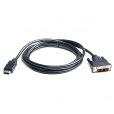 Кабель HDMI-DVI REAL-EL 1.8m Black