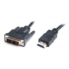 Кабель HDMI-DVI REAL-EL 1.8m Black