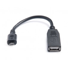 Кабель MicroUSB-OTG REAL-EL 0.1m Black (EL123500014)