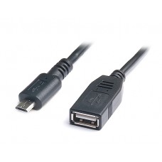 Кабель MicroUSB-OTG REAL-EL 0.1m Black (EL123500014)