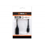 Кабель MicroUSB-OTG REAL-EL 0.1m Black (EL123500014)