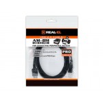Кабель USB-Type-B 2.0 AM/BM REAL-EL Pro 3m Black (EL123500027)