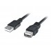 Удлинитель USB-USB 2.0 AM/AF REAL-EL Pro 2m Black (EL123500028)