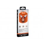 Кабель 3 в 1 USB-Lightning-MicroUSB-Type-C REAL-EL Premium 1m Black (EL123500035)