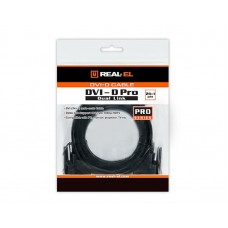 Кабель DVI-D-DVI-D REAL-EL Pro 1.8m Black (EL123500038)