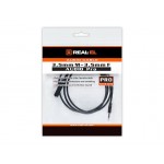 Удлинитель Audio Aux Pro 3.5мм-3.5мм REAL-EL 1m Black (EL123500041)