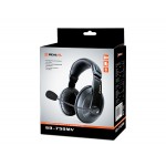 Наушники гарнитура накладные REAL-EL GD-750MV Black