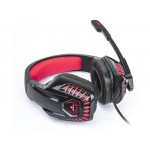 Наушники гарнитура накладные REAL-EL GDX-7650 Black/Red